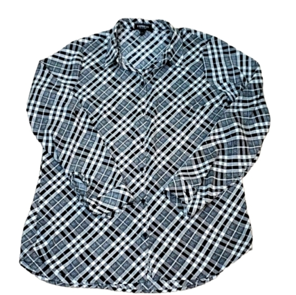 Express The City Button Down Shirt Size M. - Picture 3 of 12